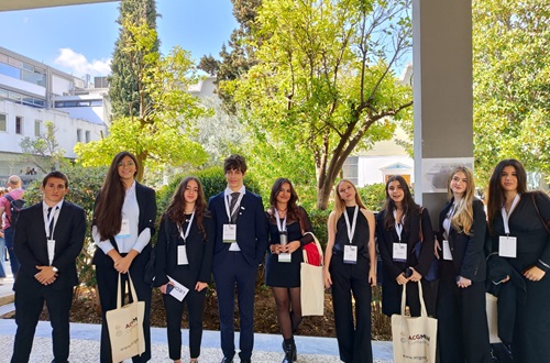 Athens College High School students participate in Model United Nations (MUN) conferences
