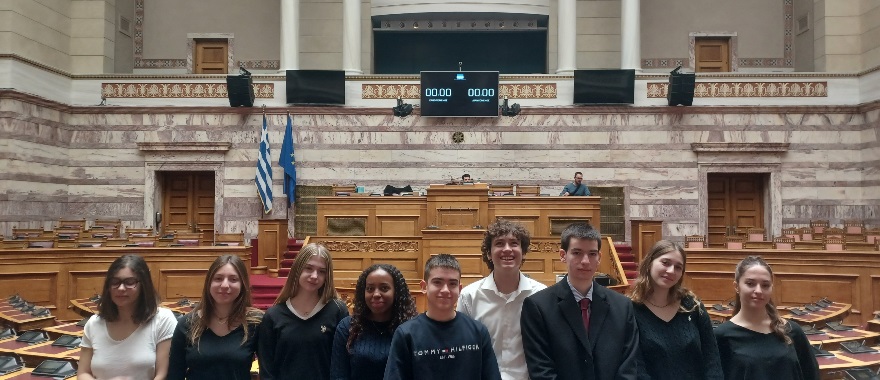 Επίσκεψη μαθητών και μαθητριών του Λυκείου Κολλεγίου Αθηνών στη Βουλή των Ελλήνων