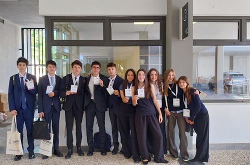 Participation of Athens College Junior High School team in the 8th session of the American College of Greece Model United Nations