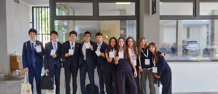 Participation of Athens College Junior High School team in the 8th session of the American College of Greece Model United Nations