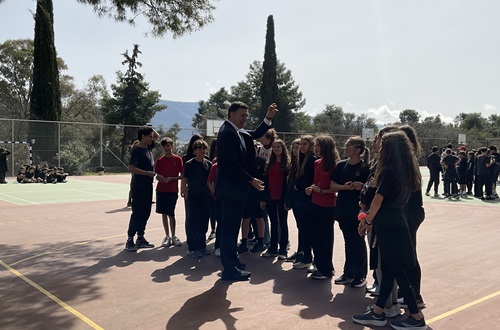Speech by Minister of Climate Crisis and Civil Protection Vassilis Kikilias to Athens College Junior High School students