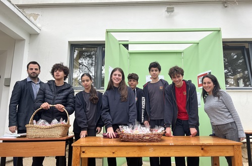 Athens College Junior High School supports the "Together for Children" Easter Action