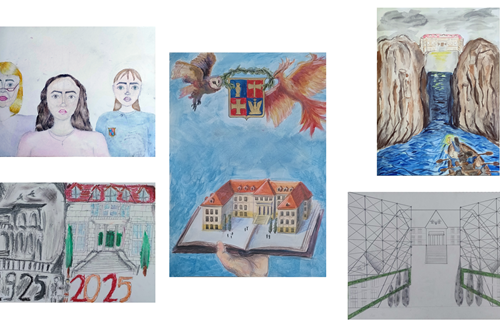 Athens and Psychico College Junior High School 3 students awarded in "Αthens College in a picture. The history of 100 years" Art Competition