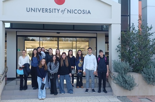 Athens College Junior High School – Educational Visit of the BioSoc Club to Nicosia University