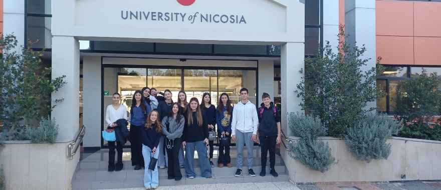 Athens College Junior High School – Educational Visit of the BioSoc Club to Nicosia University