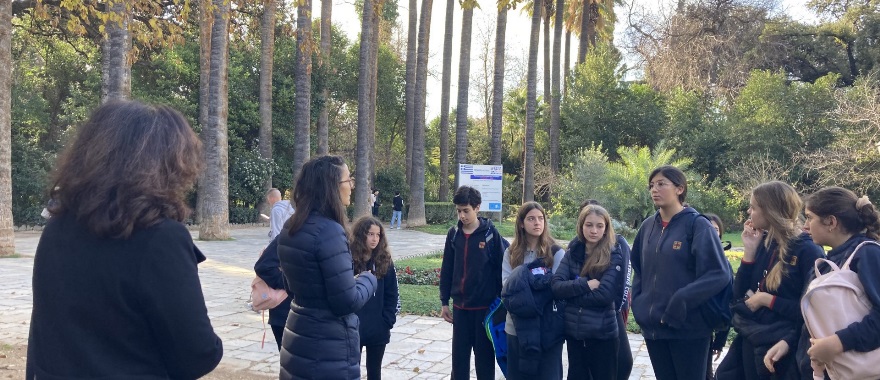 Επίσκεψη του Ομίλου του ΓΚΑ "Ζώντας στη Μεσόγειο - Γη της Ελιάς" στον Εθνικό Κήπο