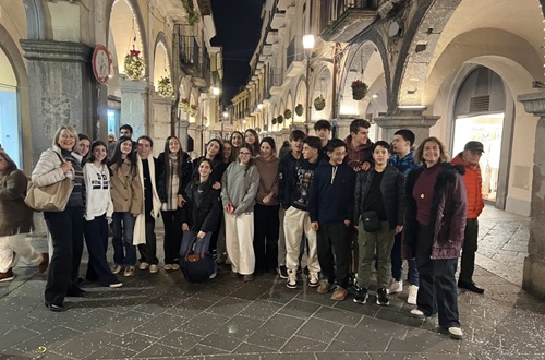 Athens College Junior High School - Educational Trip to Naples - International Greek Language Day