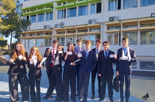 Participation of Athens College Junior High School Team in the 14th Session of the Platon School United Nations