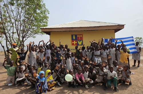 Athens College Elementary builds a school in Ghana