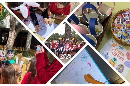 🌼🐰 Springtime Fun at Athens College Elementary School: A Recap of the English Department's Easter Celebrations 🎨✨