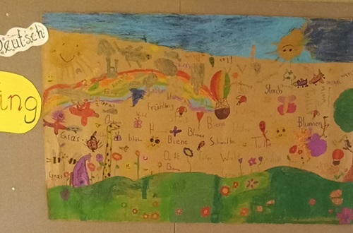 Athens College Elementary School - German Department: Welcoming spring with color and song!