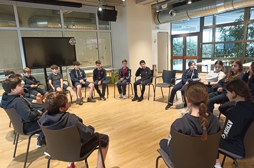 Students of Athens College Grade 6 German Class visit the Goethe Institute