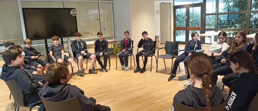 Students of Athens College Grade 6 German Class visit the Goethe Institute