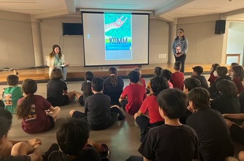 German Reading Activity at Athens College Elementary School