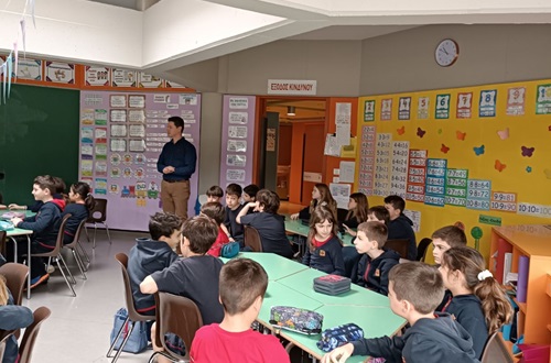 Athens College - Psychico College Elementary School Grade 3 student collaboration