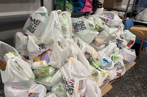 Athens College Elementary School Student Community visits the "Together for Children" Warehouse