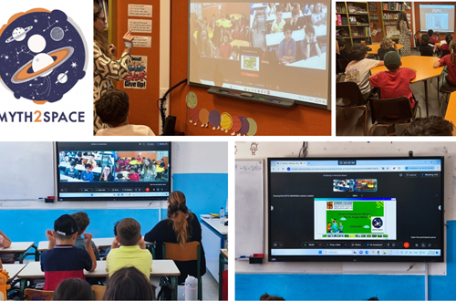 Athens College Elementary School - Bridges of cooperation from Earth to the stars on the Myth2Space network
