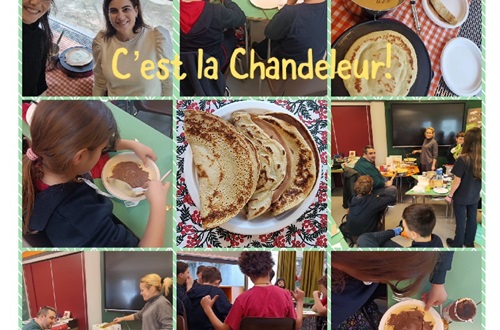 Athens College Elementary School - La Chandeleur, a sweet tradition of the French Department 🥞✨