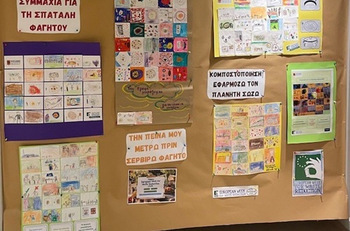Athens College Grade 2 students participated in the European Week for Waste Reduction (EWWR)