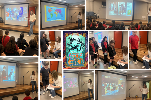 Athens College Elementary School - English Department: A journey into imagination with author S. A. Reyhani