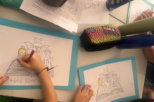 Athens College Elementary School Grade 4 - Spanish Department: Celebrating Sant Jordi Day