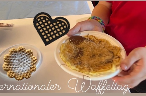 International Waffle Day at Athens College Elementary School