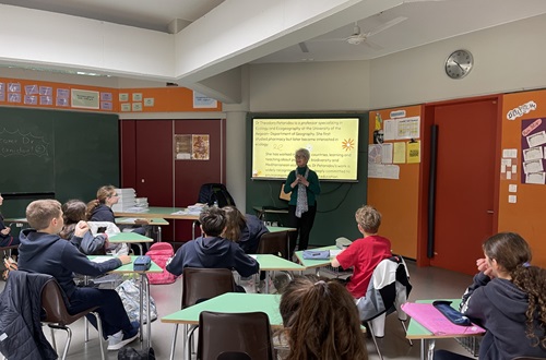 Athens College Elementary School - English Department: Exploring the world of bees with Dr. Petanidou