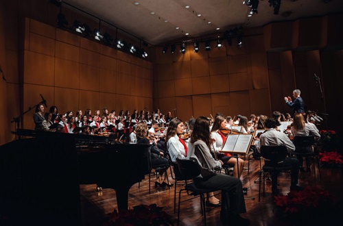 College Christmas concert at the Megaron Athens Concert Hall