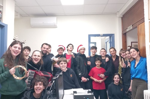 Christmas Carols at Athens College Junior High School
