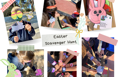 Easter Scavenger Hunt organized by the Athens College Elementary English Department