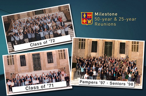 Milestone 50-year and 25-year Reunions