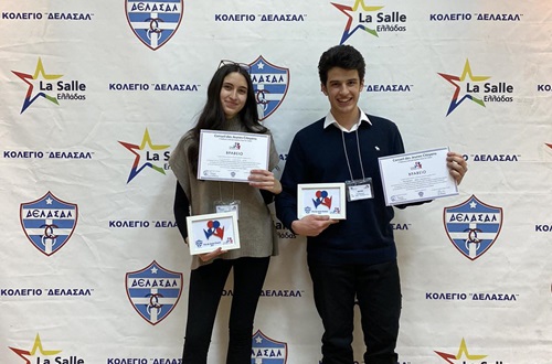 Athens College students receive awards at the 9th Public Speaking Conference in French “Conseil des Jeunes Citoyens 2022”