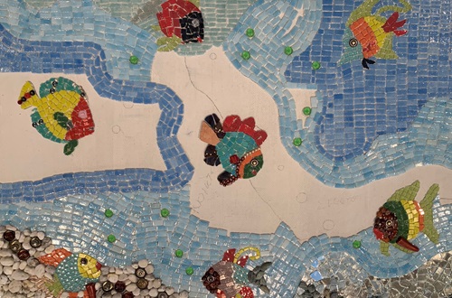 “Skyros Project” Mosaic at Psychico College Elementary School