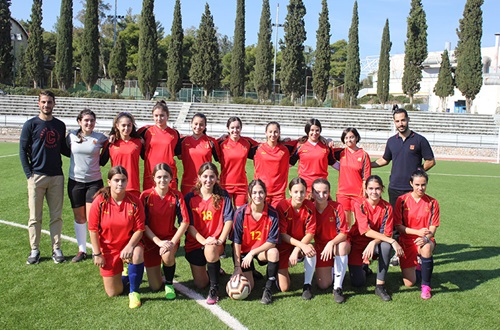 High School Girls’ Friendly Soccer Match