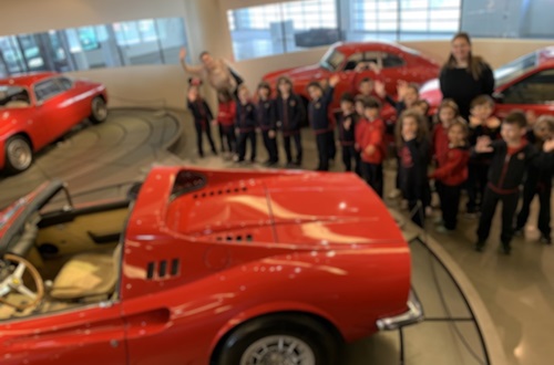 Kindergarten Students Visit the Hellenic Motor Museum