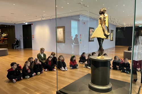 Pre-kindergarten Students visit the Goulandris Foundation