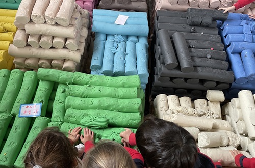 Kindergarten Students Visit the Record Plasticine Factory in Greece