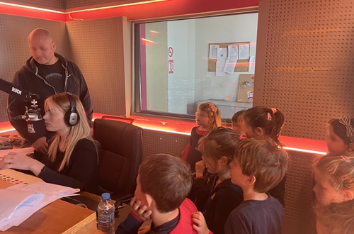 Kindergarten Students Visit the KATHIMERINI Newspaper, the MAD TV Studios and the Kids Radio Station