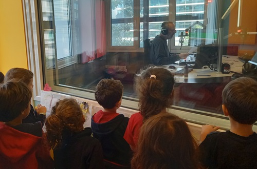 Kindergarten Students Visit the Kids Radio Station
