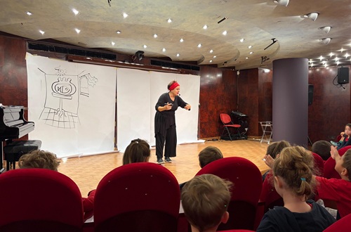 Kindergarten Students Visit the B.M. Theocharakis Foundation and Meet Ms Lida Varvarousi