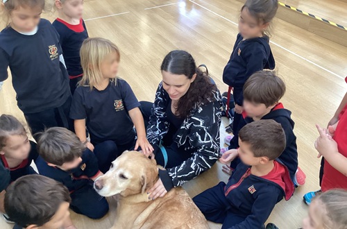 Guide-Dogs Visit the "J.M.Carras" Kindergarten