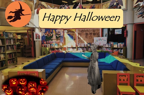 Βιβλιοθήκη Δημοτικού Κολλεγίου Αθηνών-Happy Halloween!