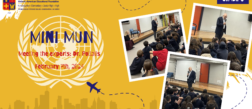 Our Mini Model United Nations Project in Full Swing at Athens College Elementary School!