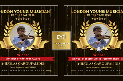 Global distinctions for student Nikolas Garoufalidis