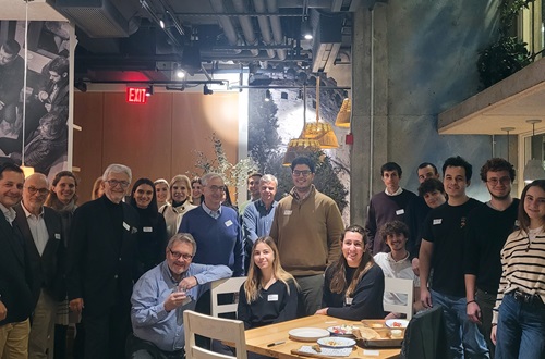 Meeting of Athens College members of the Administration with alumni in Boston