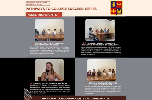 Pathways to College Success Panels by the University Applications Counseling Office