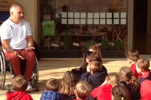 Paralympian Athlete Che Jon Fernandes Visits Kindergarten