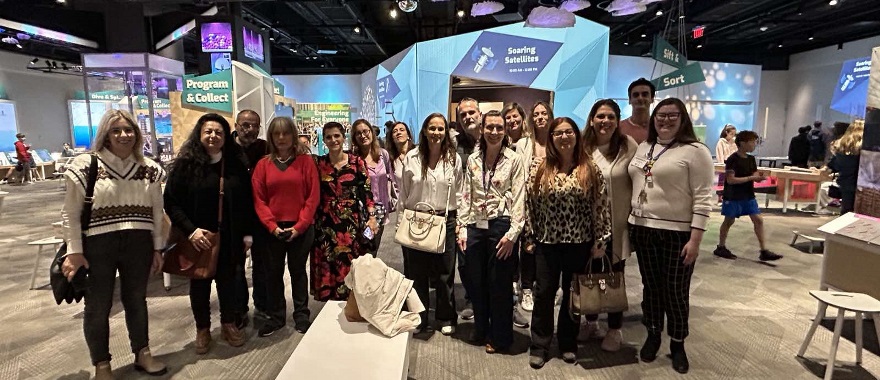 Elementary School teachers attend training at the Boston Museum of Science