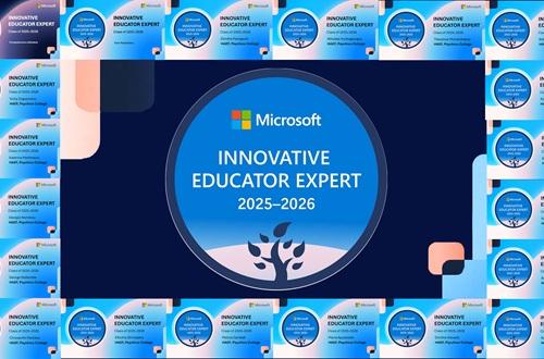 Microsoft awards distinctions to the School and teachers