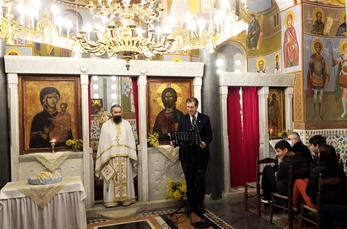 Athens College President delivers message for the Feast of the Three Hierarchs